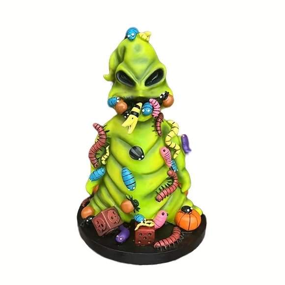 1 pcs Green Witch Statue- Add a Spooky Touch to Your Halloween Decorations resin - Picture 2 of 6